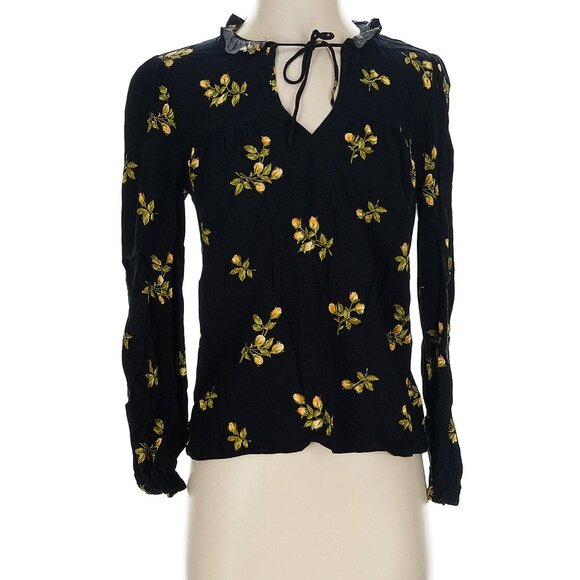 Reformation Amira Floral Blouse size  xSmall - Picture 2 of 11